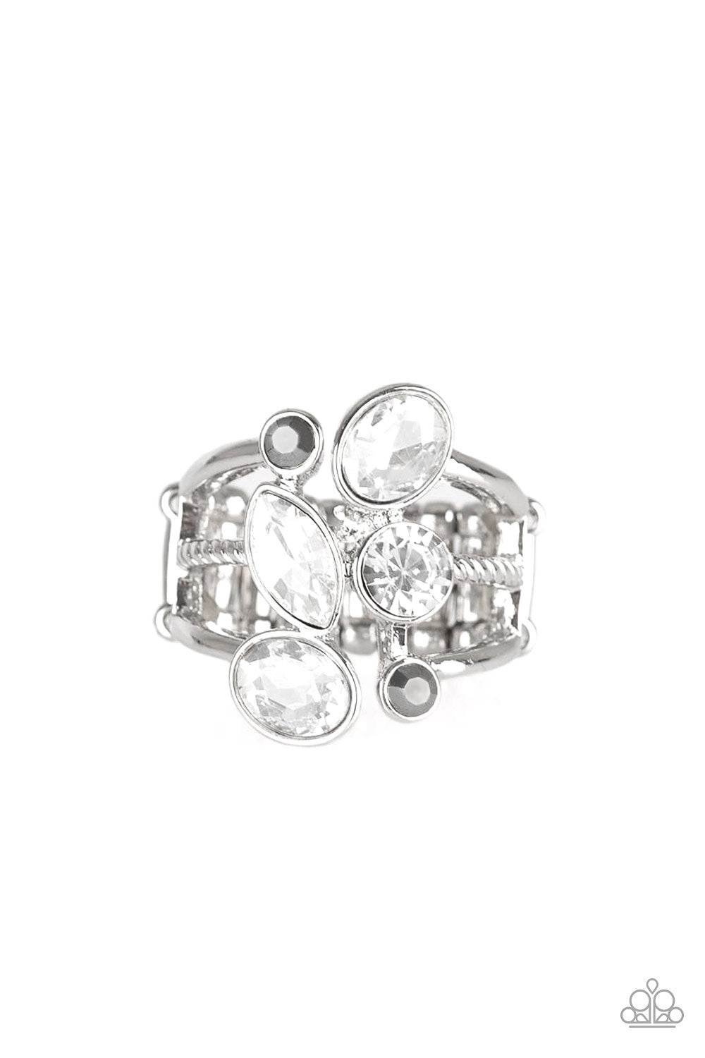 Metro Mingle - Silver - Paparazzi Accessories