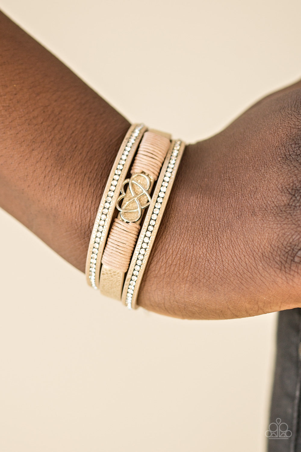 Hustlin Heart - Orange Bracelet - Paparazzi Accessories