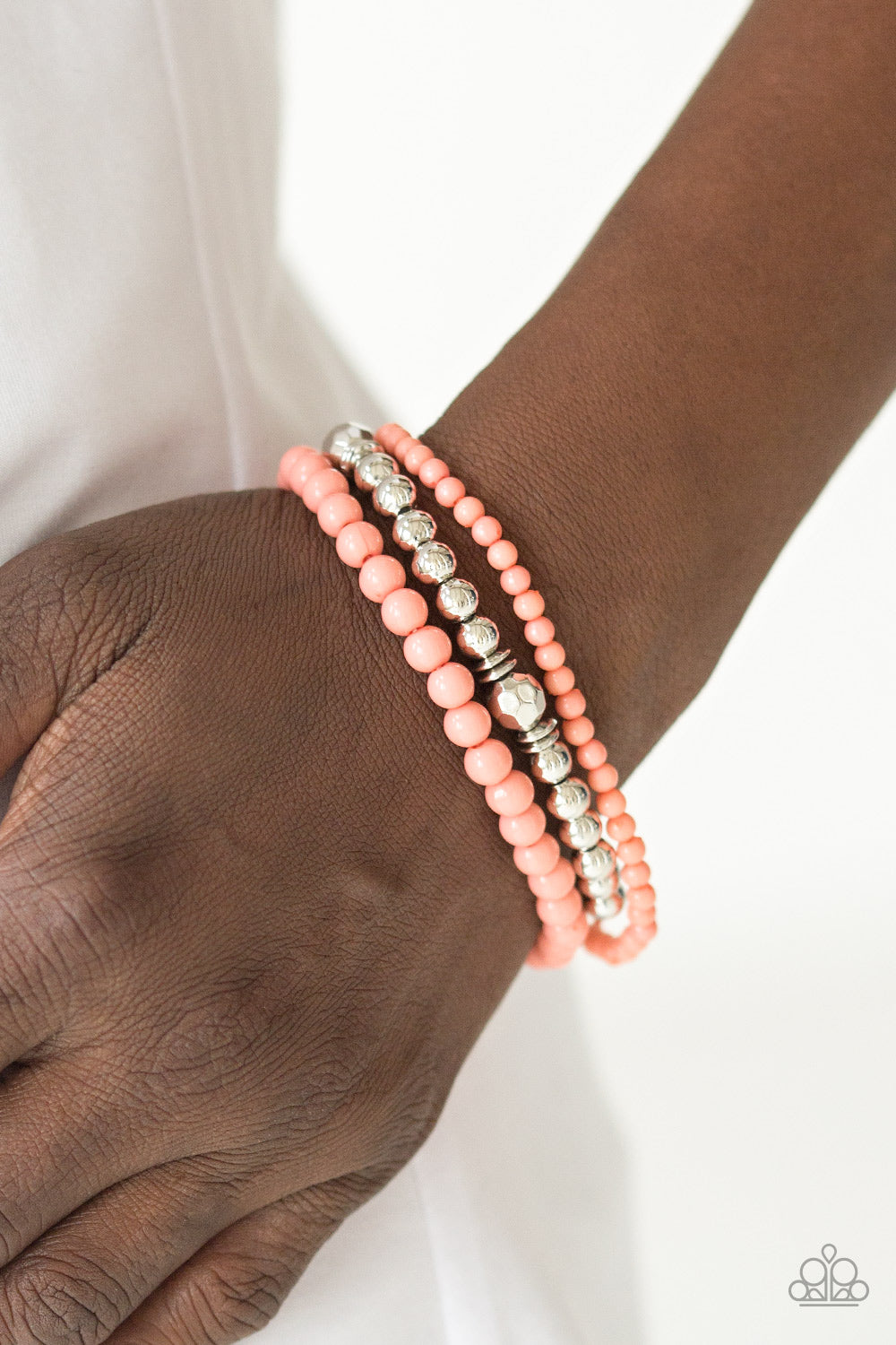 Midsummer Marvel - Orange Bracelet - Paparazzi Accessories