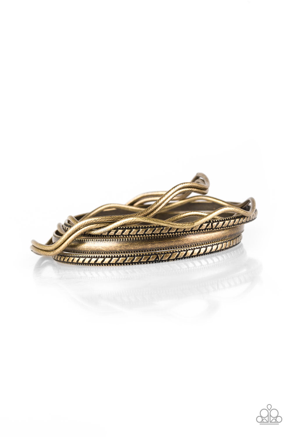 Zesty Zimbabwe - Brass Bracelet - Paparazzi Accessories