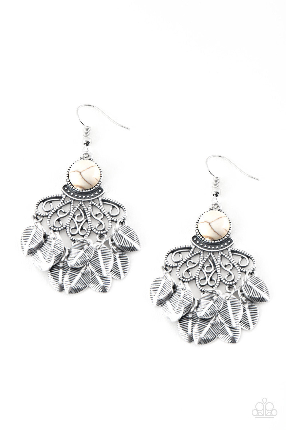A Bit On The Wildside - White - Paparazzi Accessories
