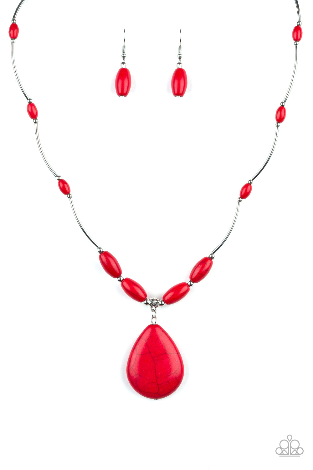 Explore The Elements - Red - Paparazzi Accessories