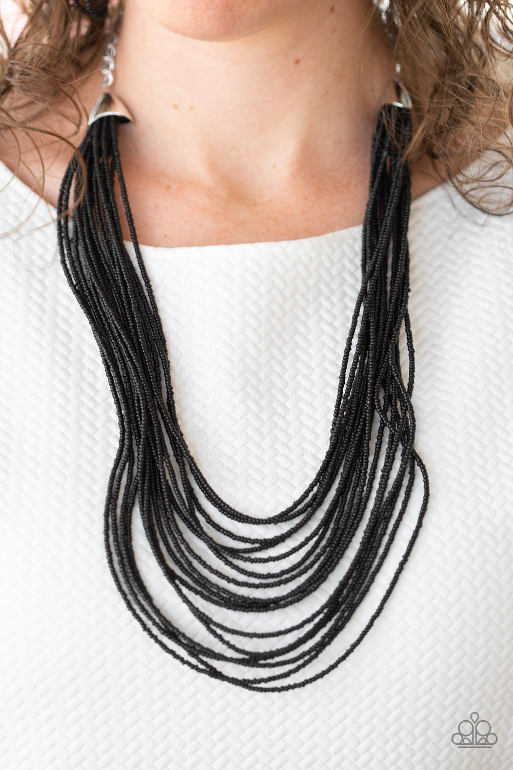 Peacefully Pacific - Black - Paparazzi Accessories