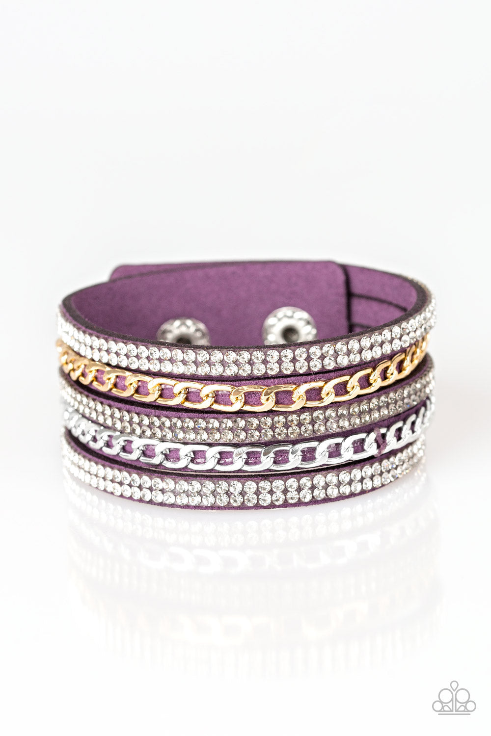 Fashion Fiend - Purple Bracelet - Paparazzi Accessories