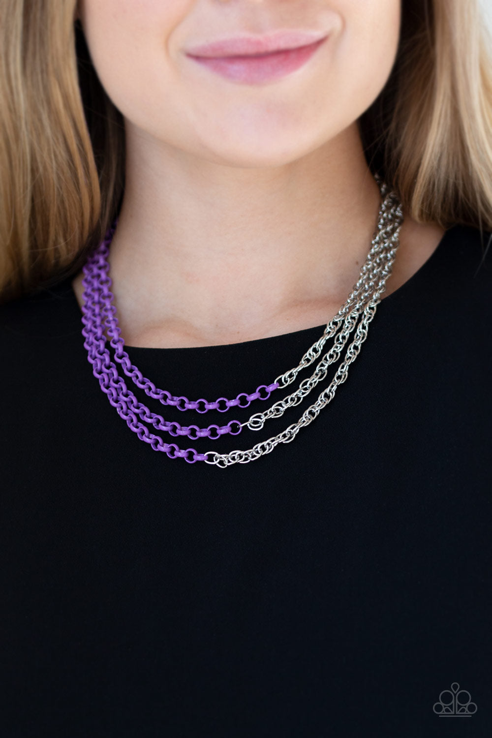 Turn Up The Volume - Purple - Paparazzi Accessories