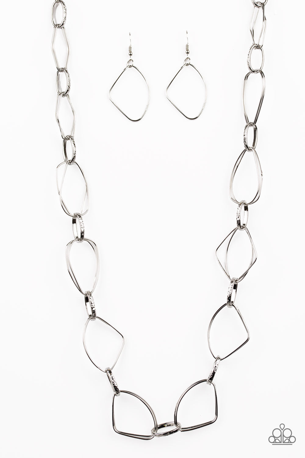Attitude Adjustment - Silver - Paparazzi Accessories