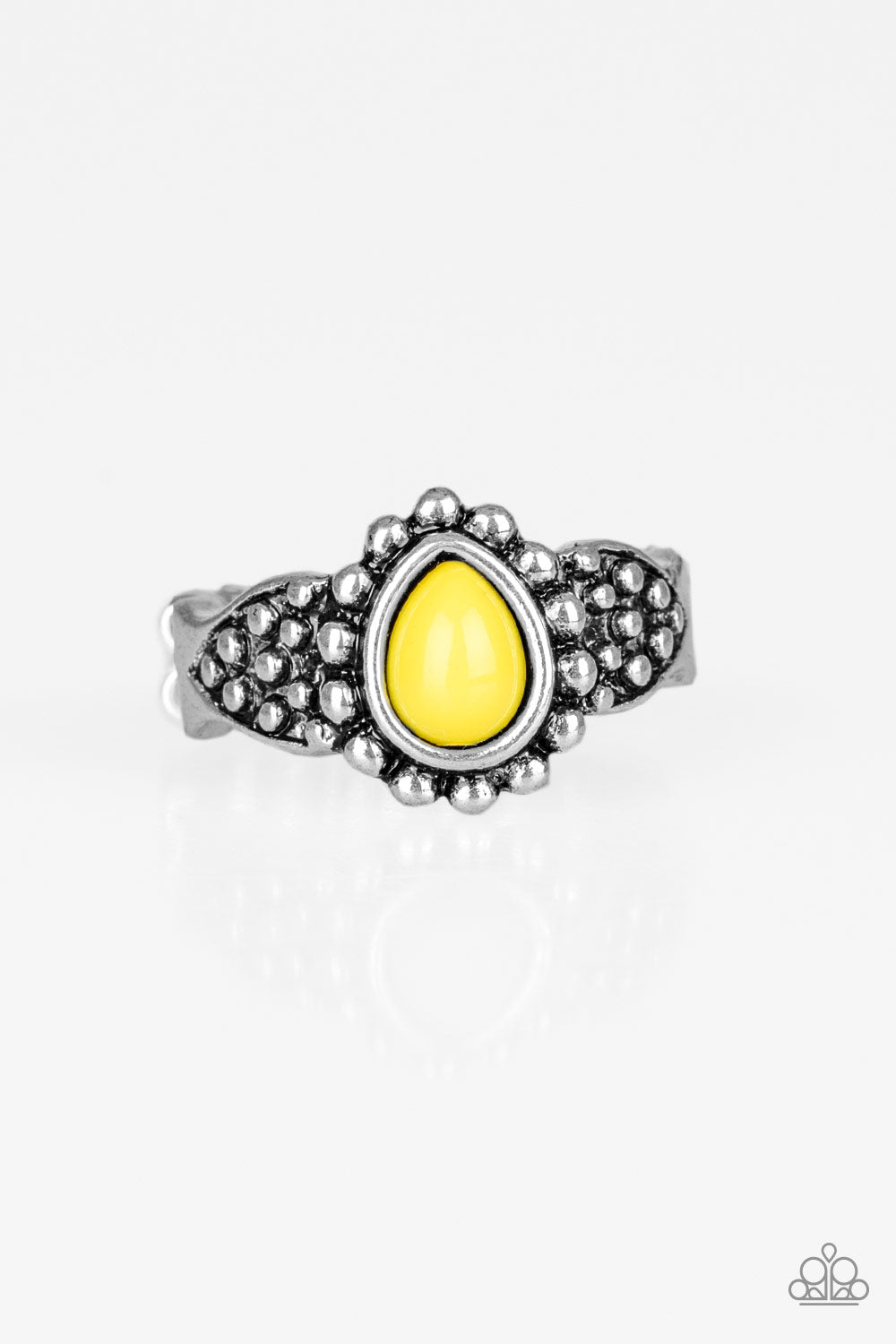 Pep Talk - Yellow - Paparazzi Accessories