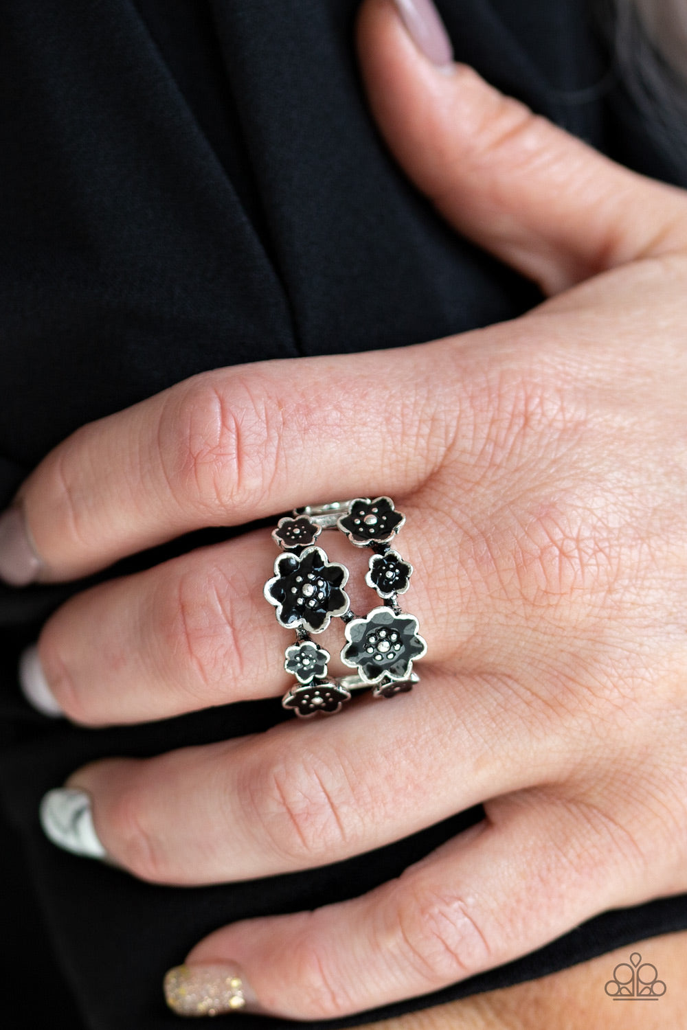 Floral Crowns - Black - Paparazzi Accessories