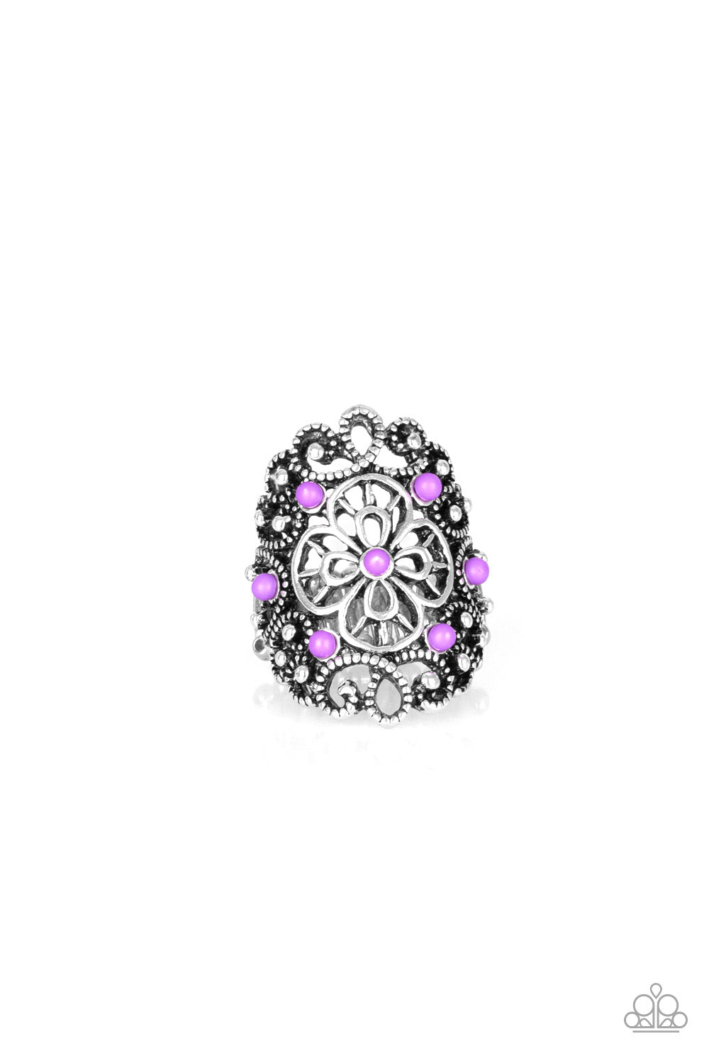 Floral Fancies - Purple - Paparazzi Accessories