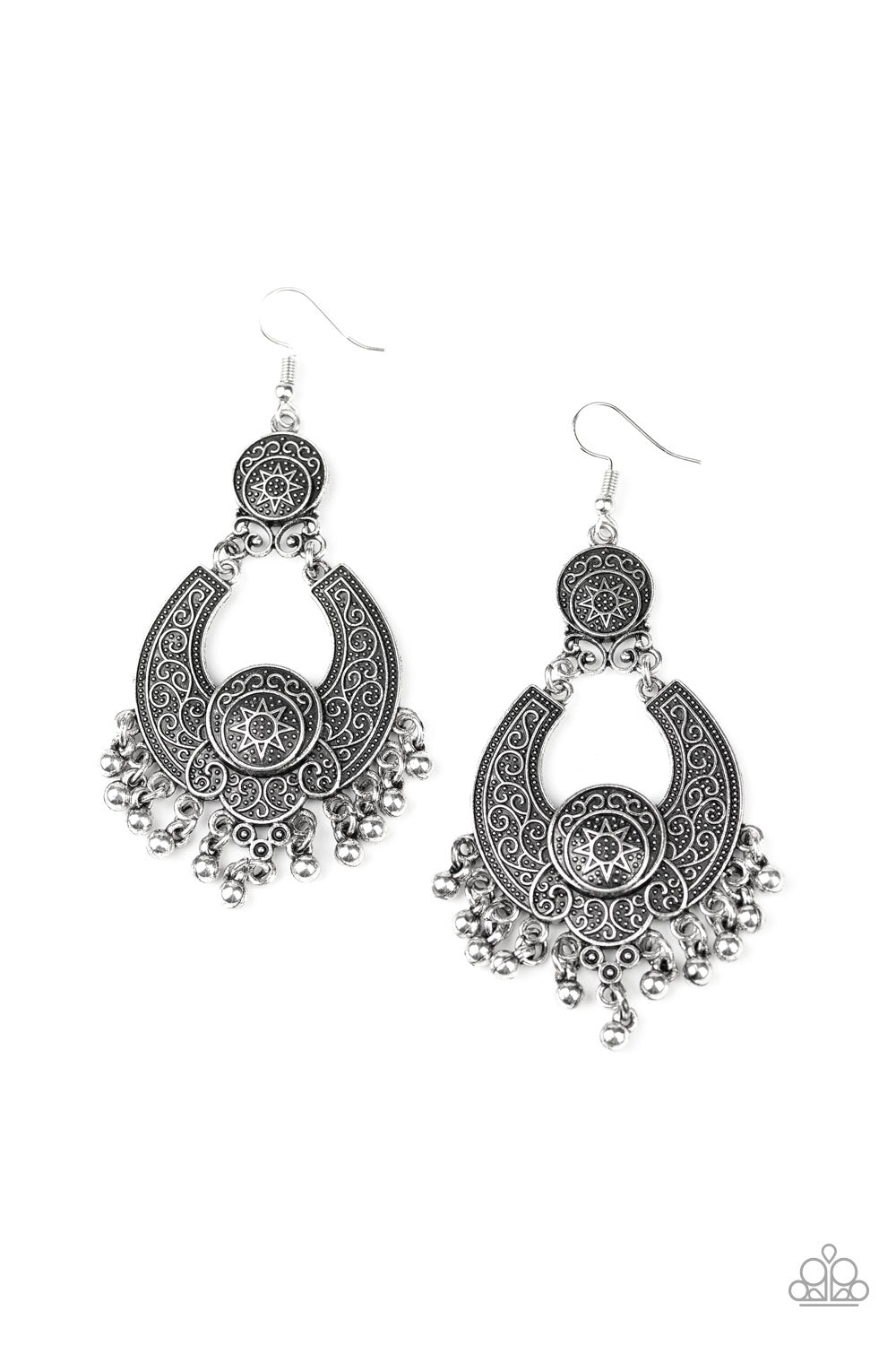 Sunny Chimes - Silver - Paparazzi Accessories