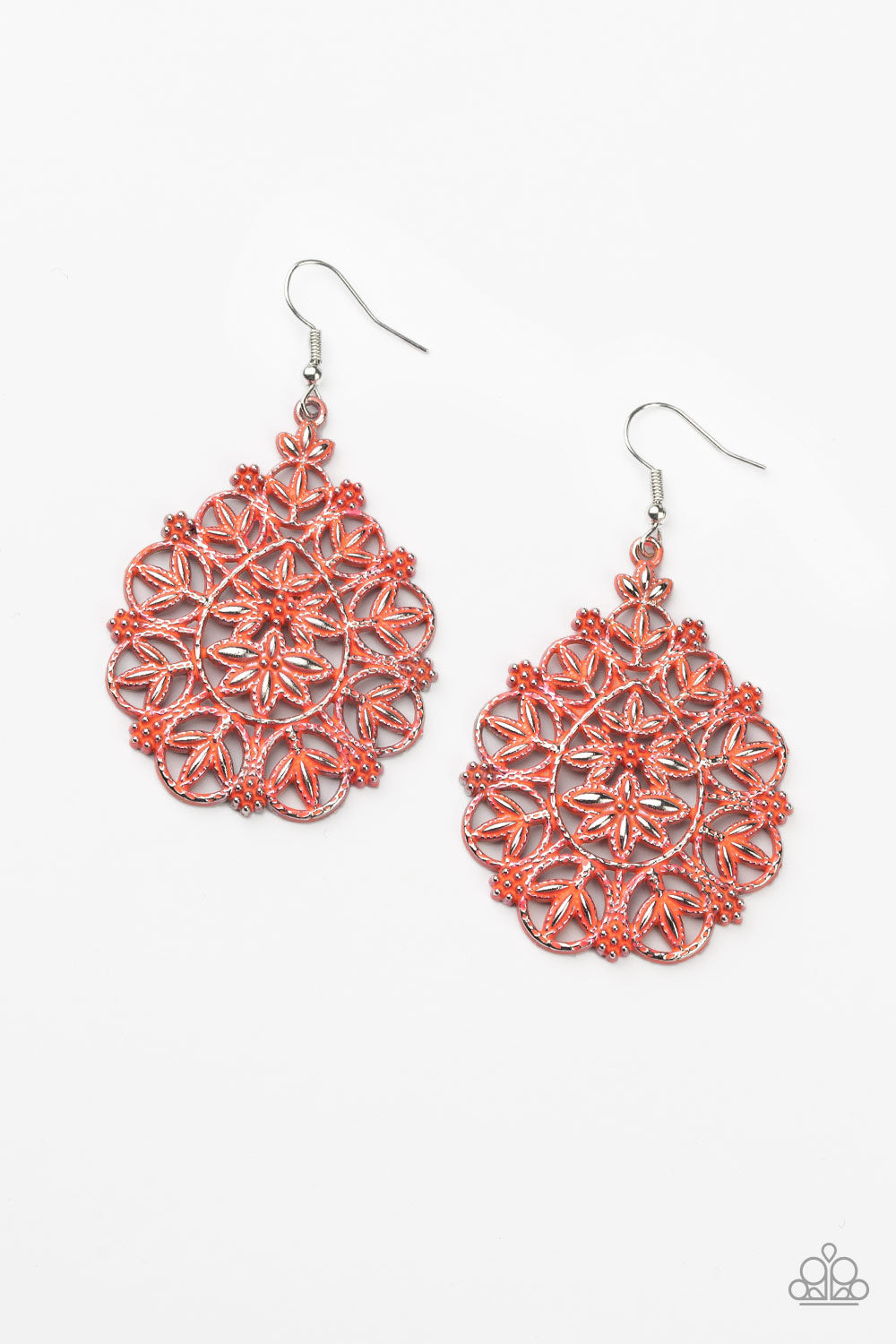 Floral Affair - Orange - Paparazzi Accessories