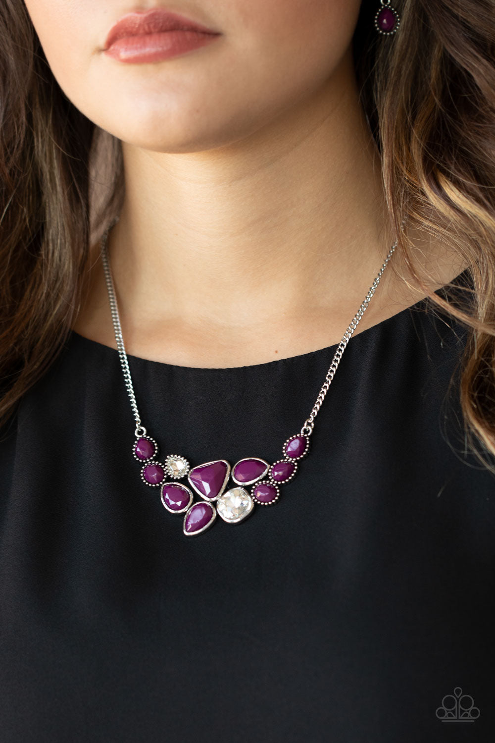 Breathtaking Brilliance - Purple - Paparazzi Accessories