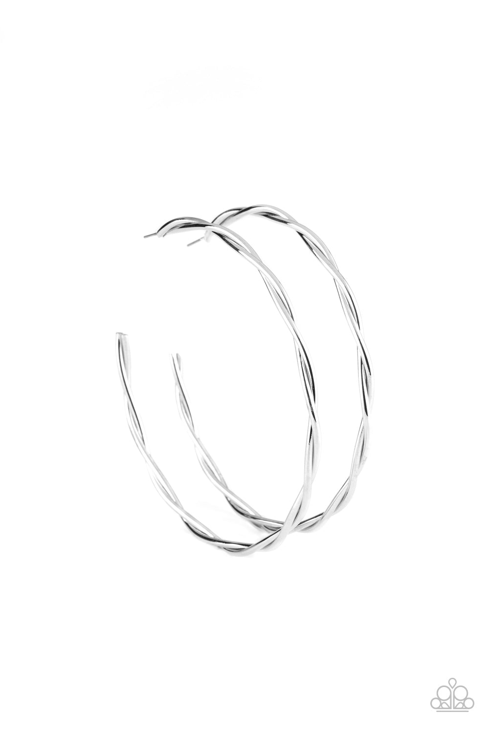 Out of Control Curves - Silver - Paparazzi Accessories