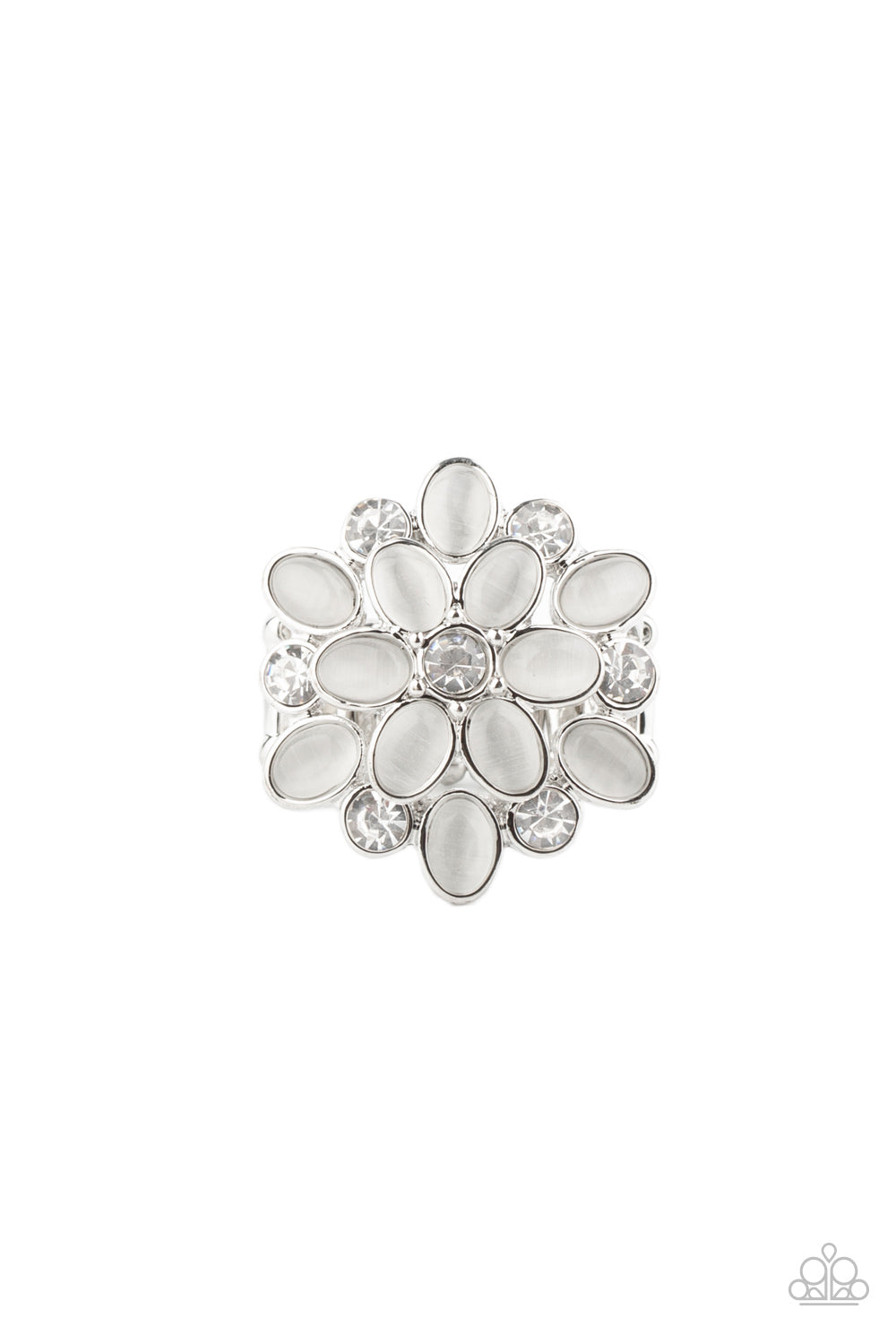 Hopes and GLEAMS - White Ring - Paparazzi Accessories