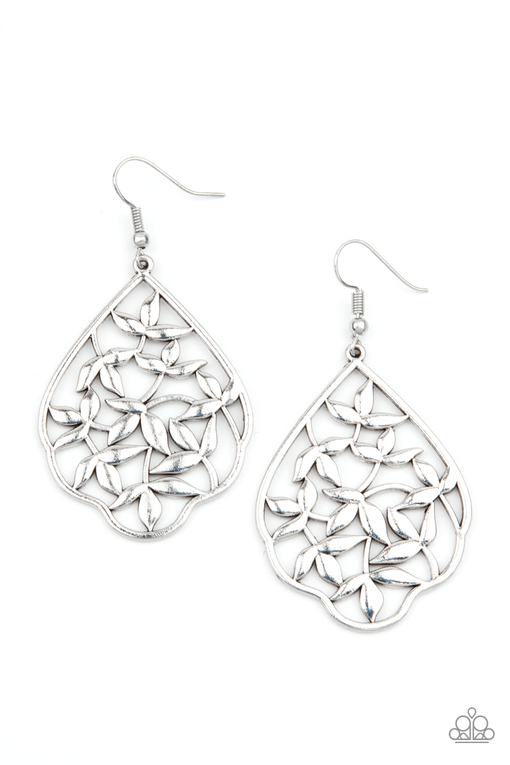 Taj Mahal Gardens - Silver - Paparazzi Accessories