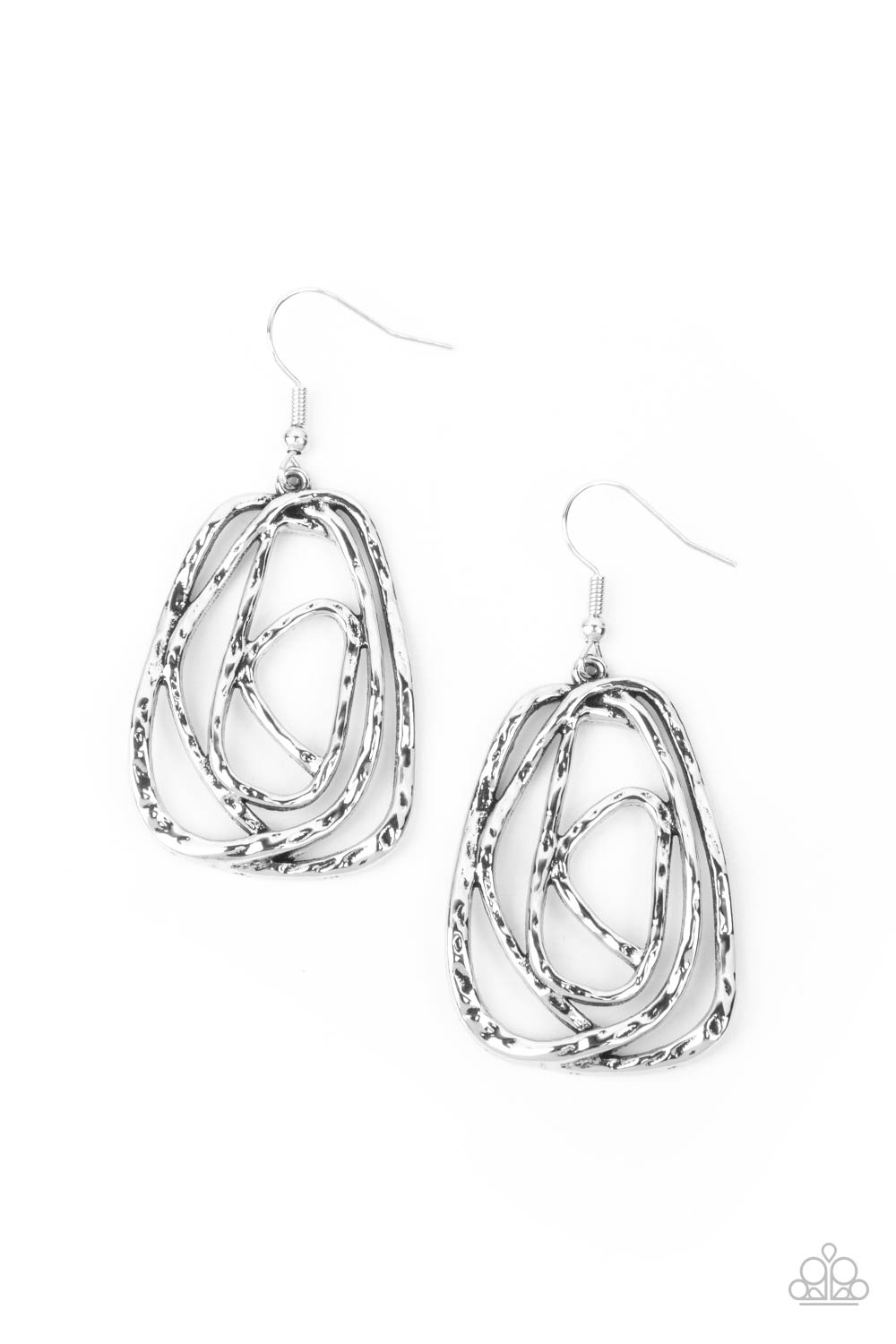 Artisan Relic - Silver Earrings - Paparazzi Accessories