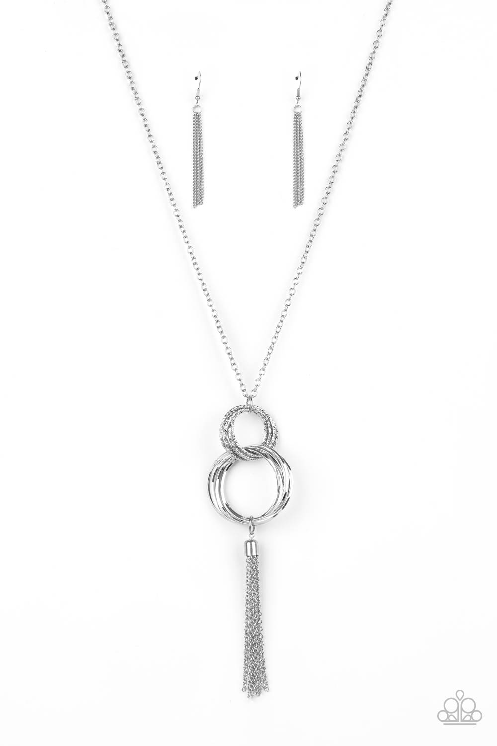 Orbiting Splendor - Silver - Paparazzi Accessories