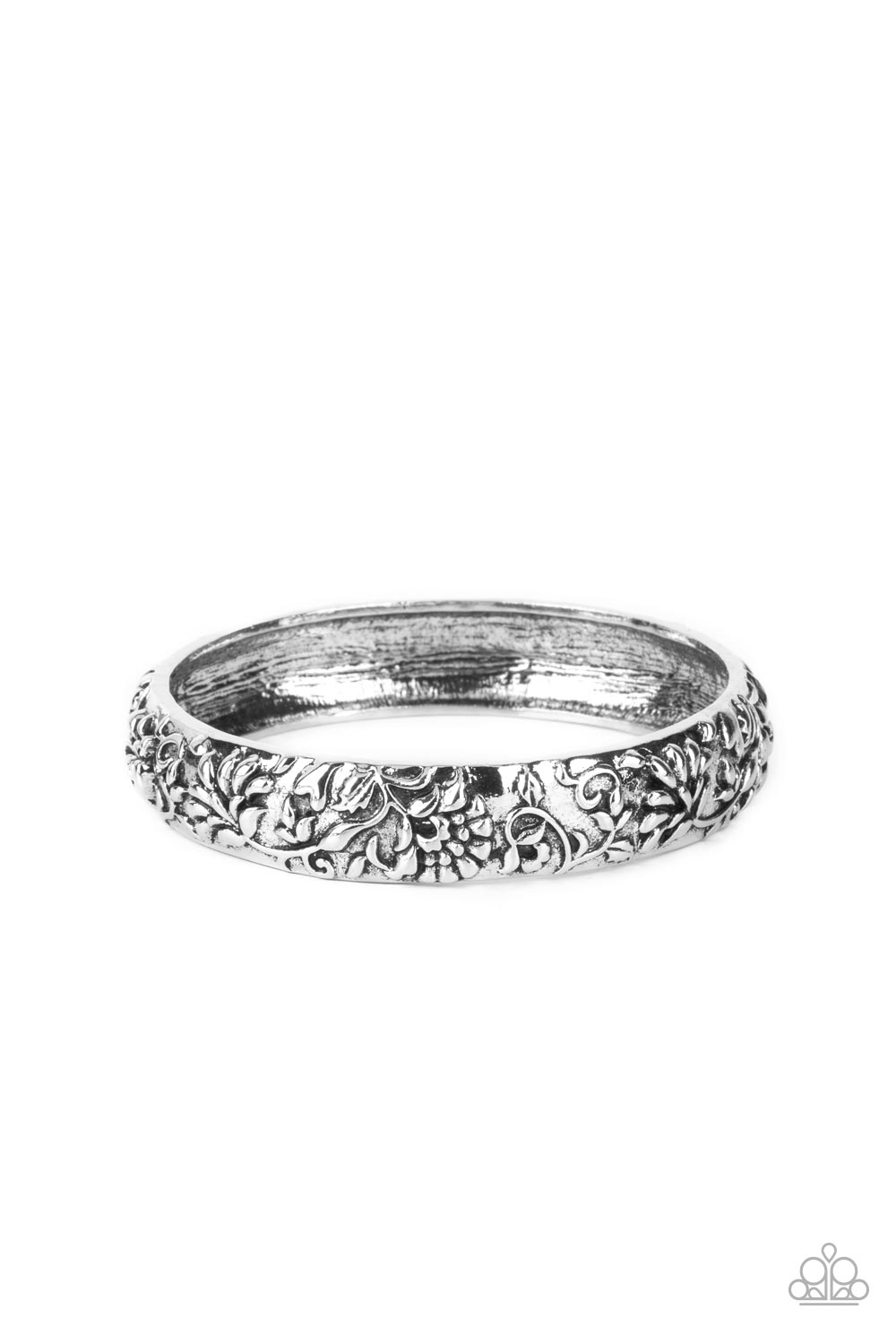 Victorian Meadow - Silver Bracelet - Paparazzi Accessories