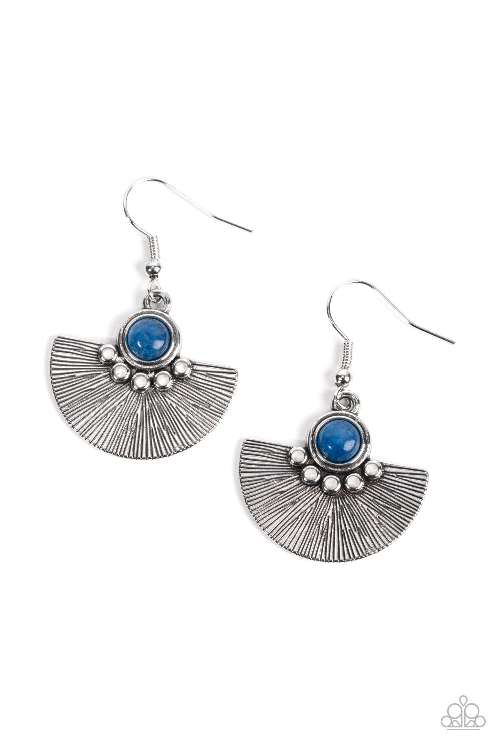 Manifesting Magic - Blue Earrings - Paparazzi Accessories