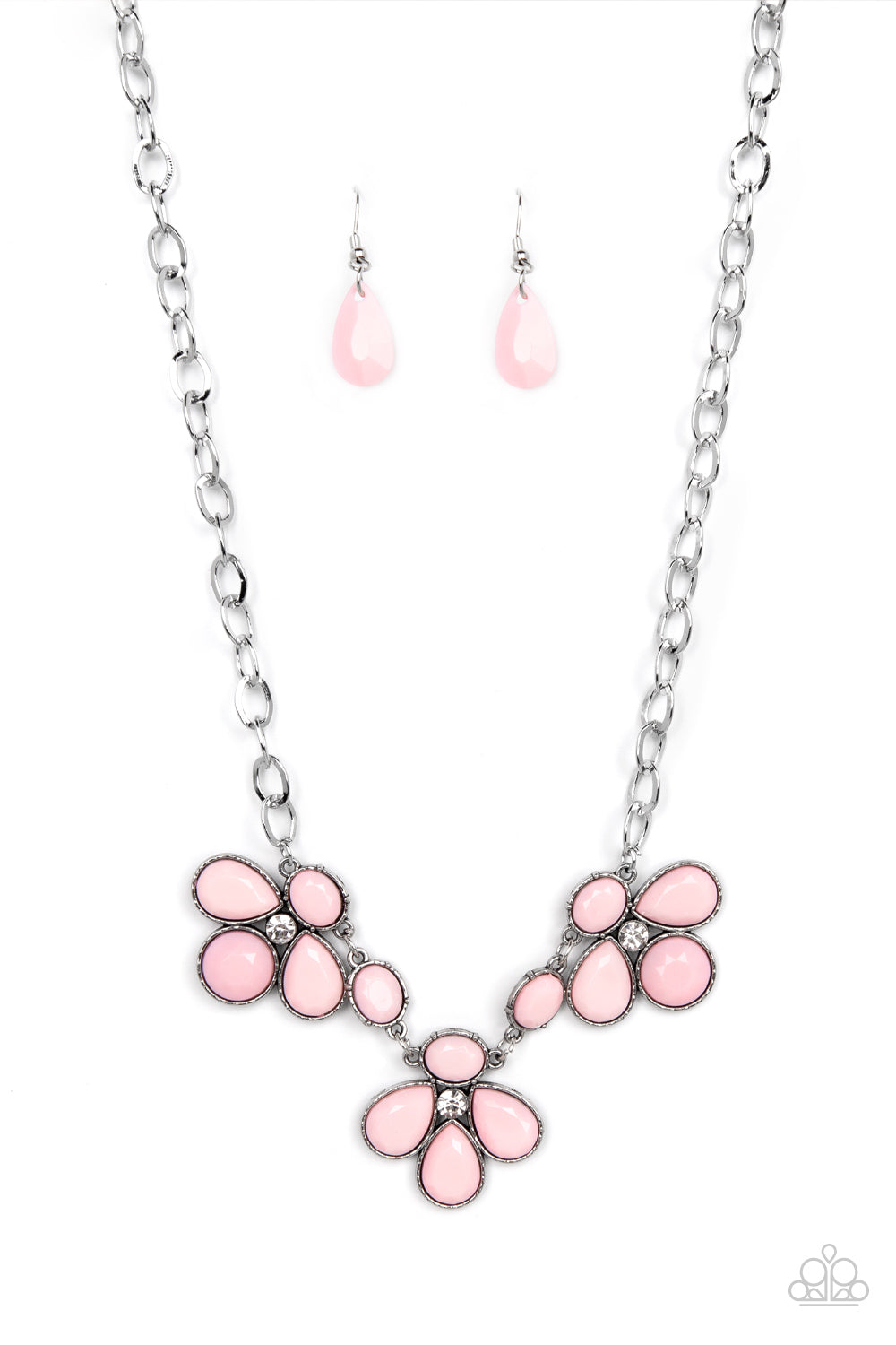 SELFIE-Worth - Pink Necklace - Paparazzi Accessories