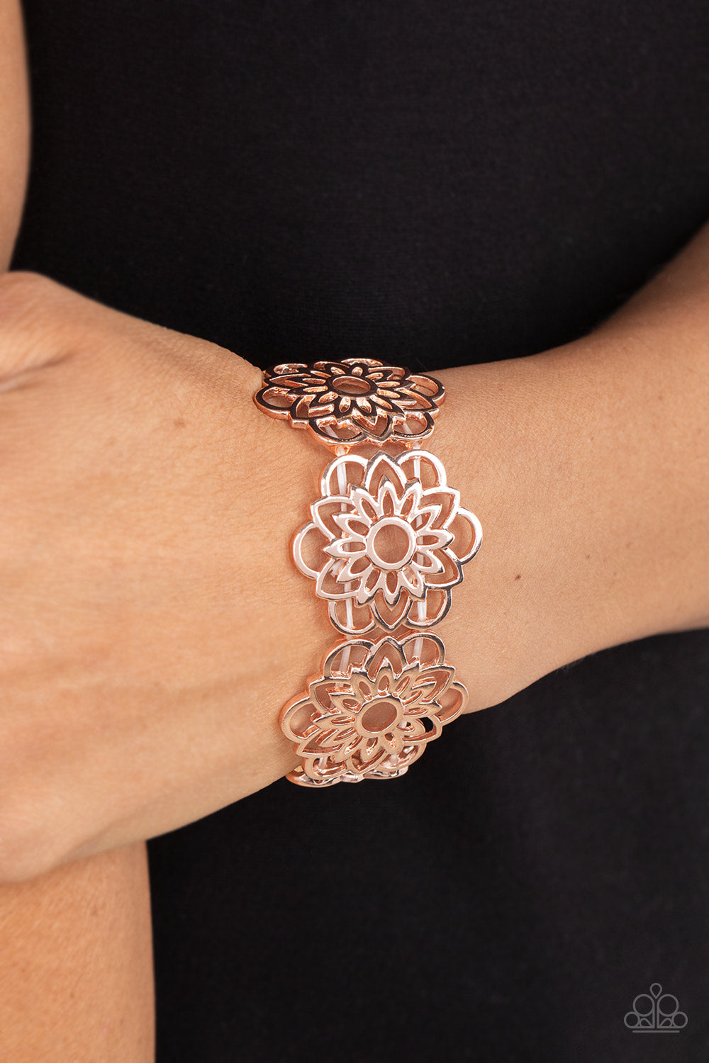 Baroque Bouquet - Gold Bracelet - Paparazzi Accessories