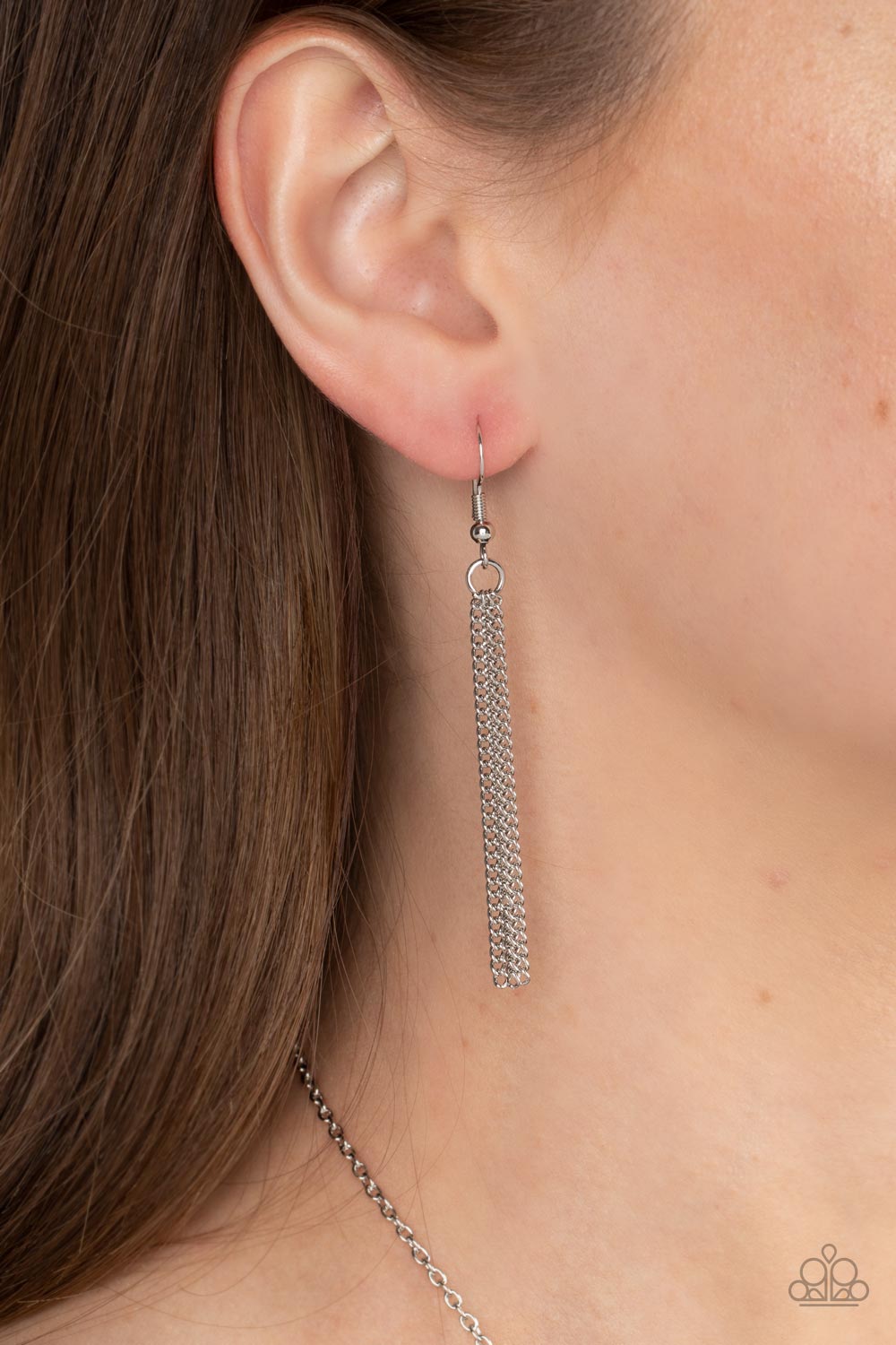 Reeling in Relics - Silver Necklace - Paparazzi Accessories