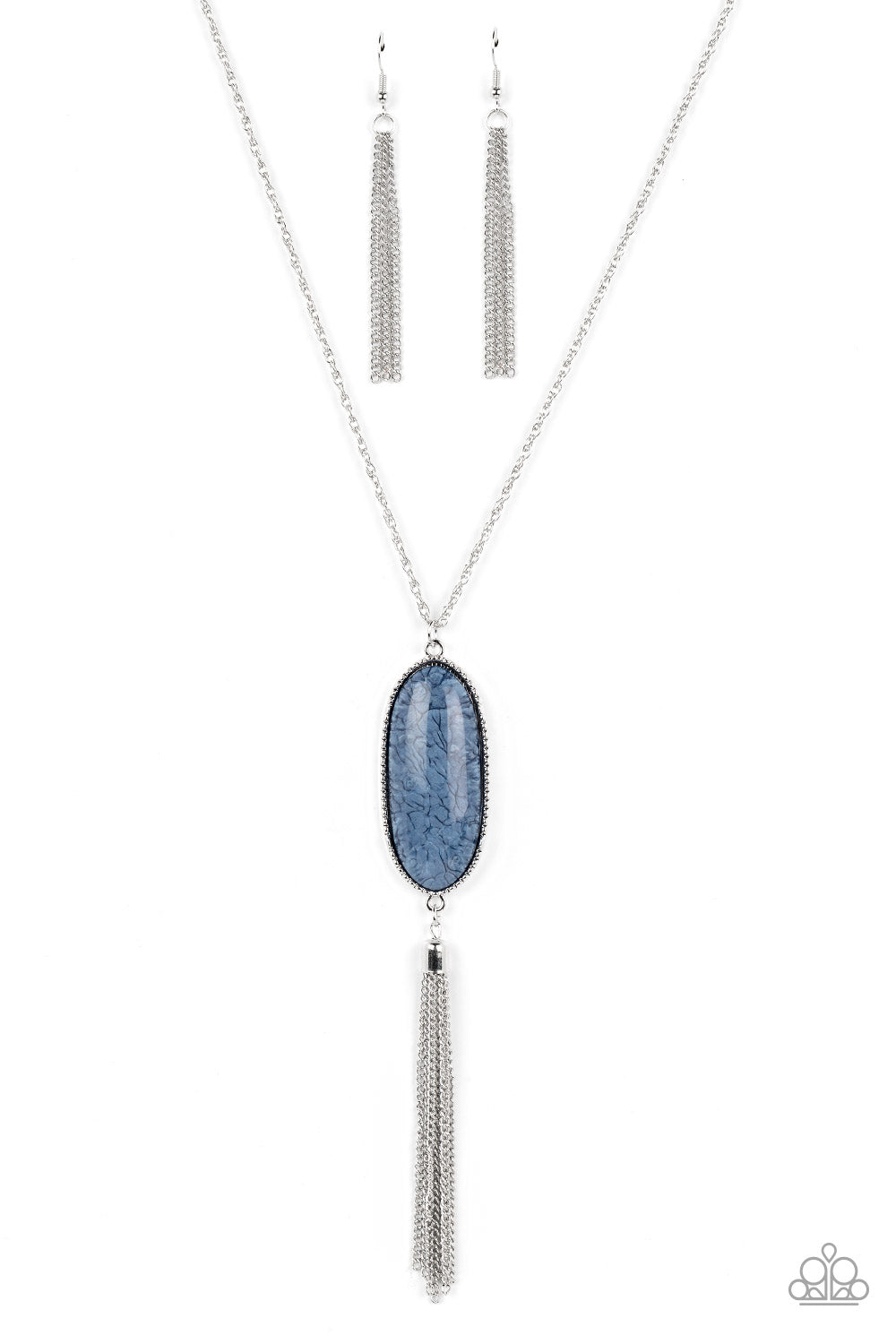 Southern Stroll - Blue Necklace - Paparazzi Accessories