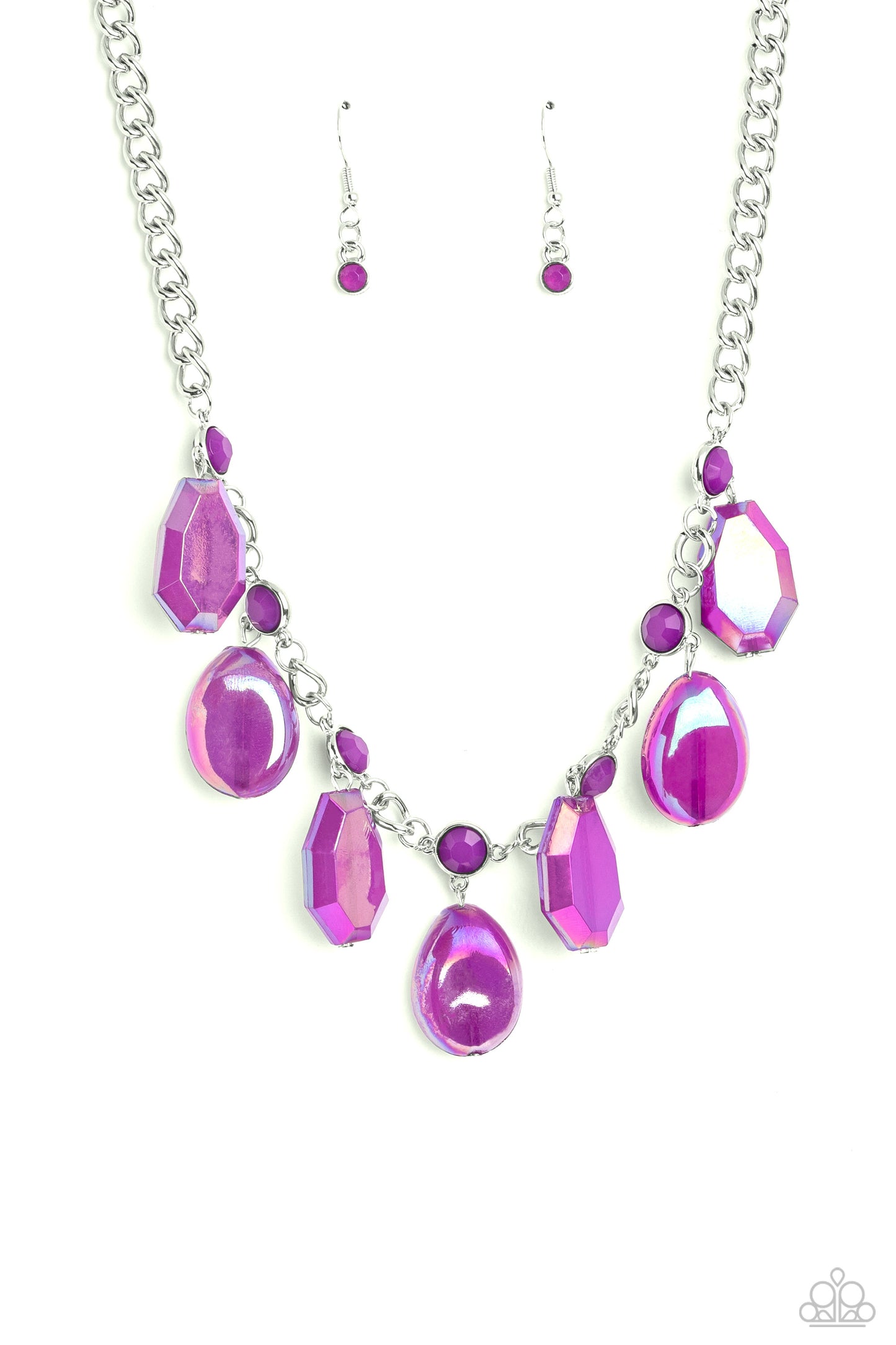 Maldives Mural - Purple Necklace- Paparazzi Accessories