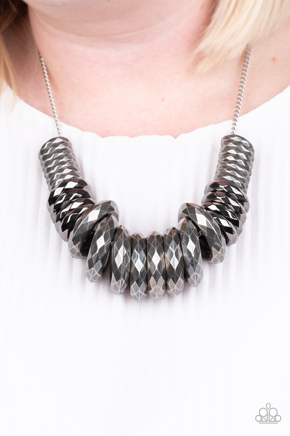 Haute Hardware - Silver- Paparazzi Accessories