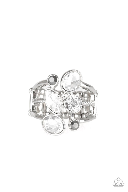Metro Mingle - Silver - Paparazzi Accessories