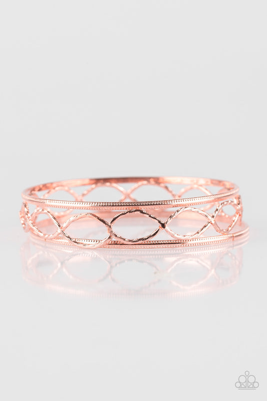 Metal Manic - Copper Bracelet - Paparazzi Accessories