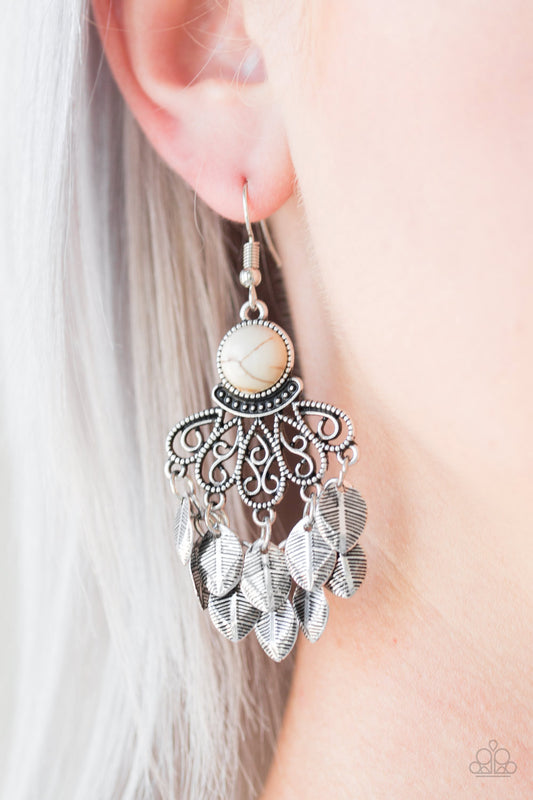A Bit On The Wildside - White - Paparazzi Accessories