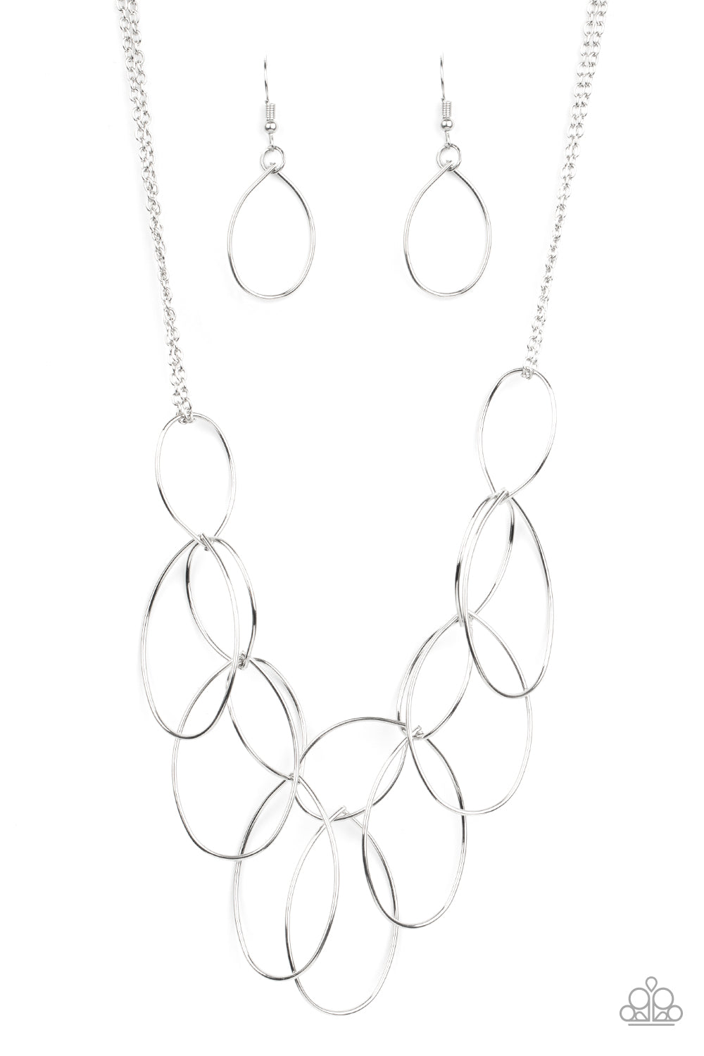 Top-TEAR Fashion - Silver - Paparazzi Accessories