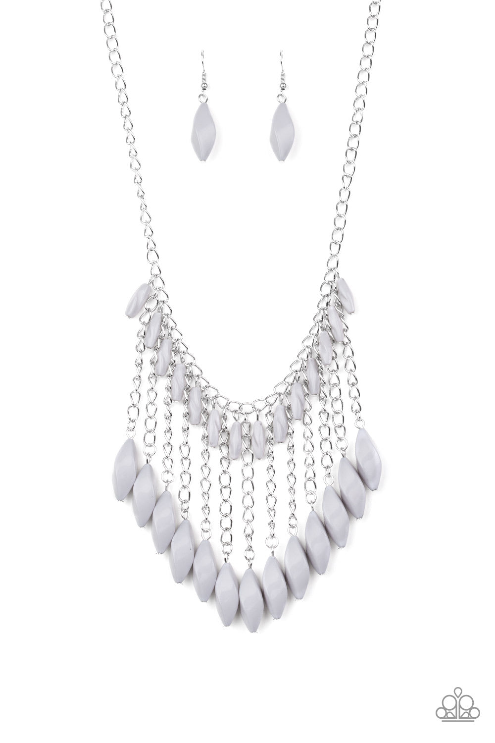 Venturous Vibes - Silver - Paparazzi Accessories