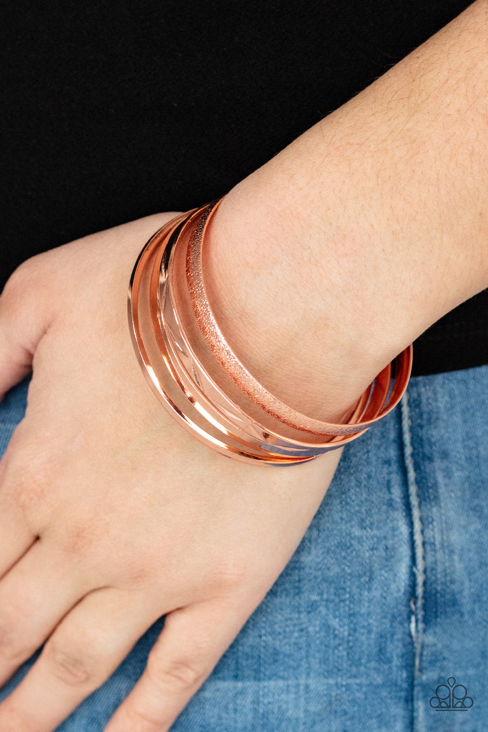 Stackable Style - Copper Bracelet Bracelet - Paparazzi Accessories