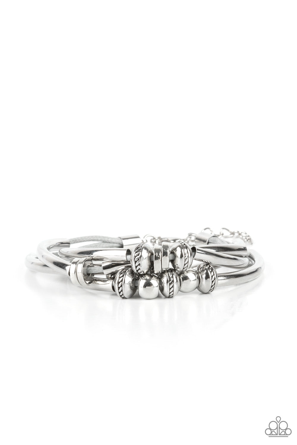 We Aim To Please - Silver Bracelet - Paparazzi Accessories