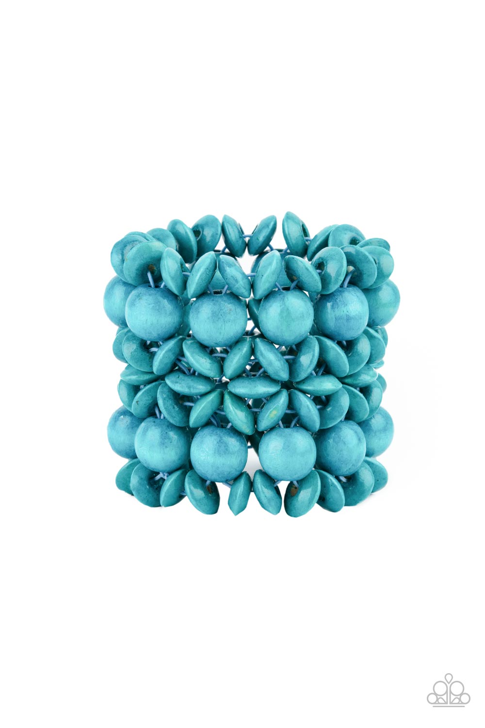 Island Mixer - Blue Bracelet - Paparazzi Accessories