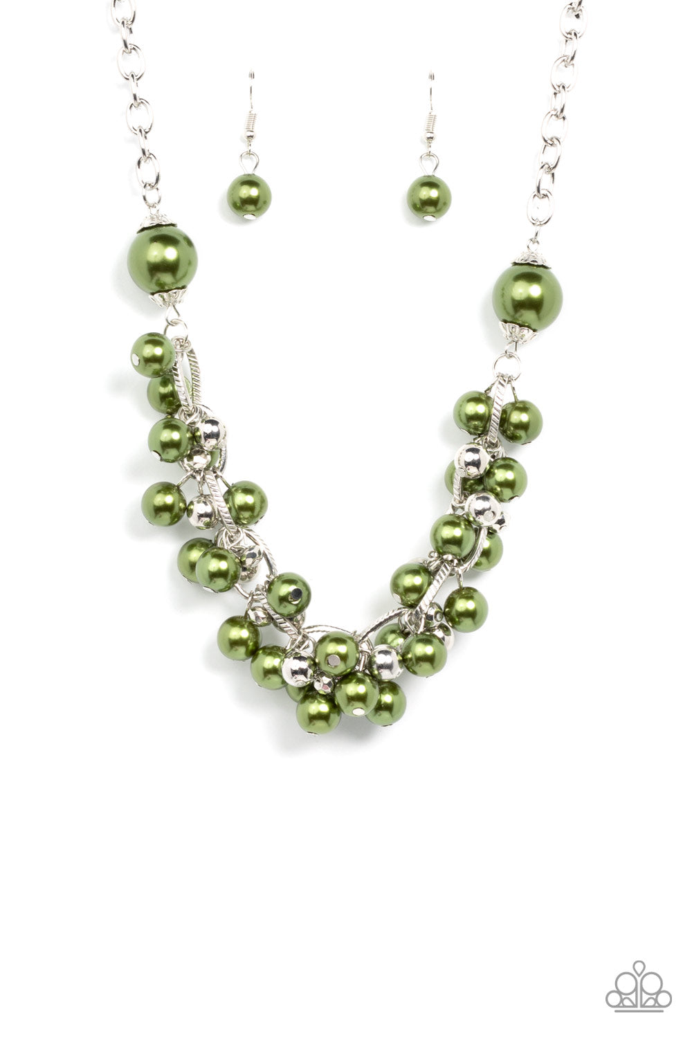Party Crasher - Green Necklace - Paparazzi Accessories