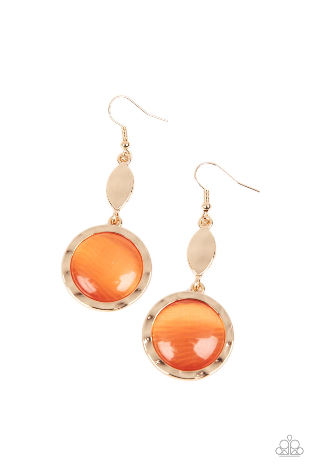 Magically Magnificent - Orange Earrings - Paparazzi Accessories