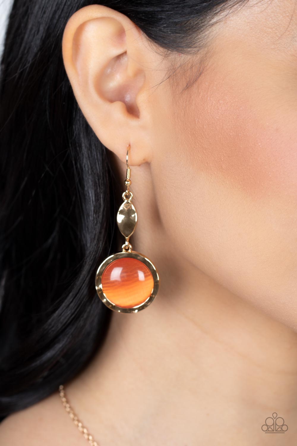 Magically Magnificent - Orange Earrings - Paparazzi Accessories