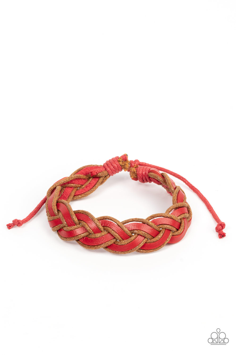 Alpine Alpha - Red Bracelet - Paparazzi Accessories