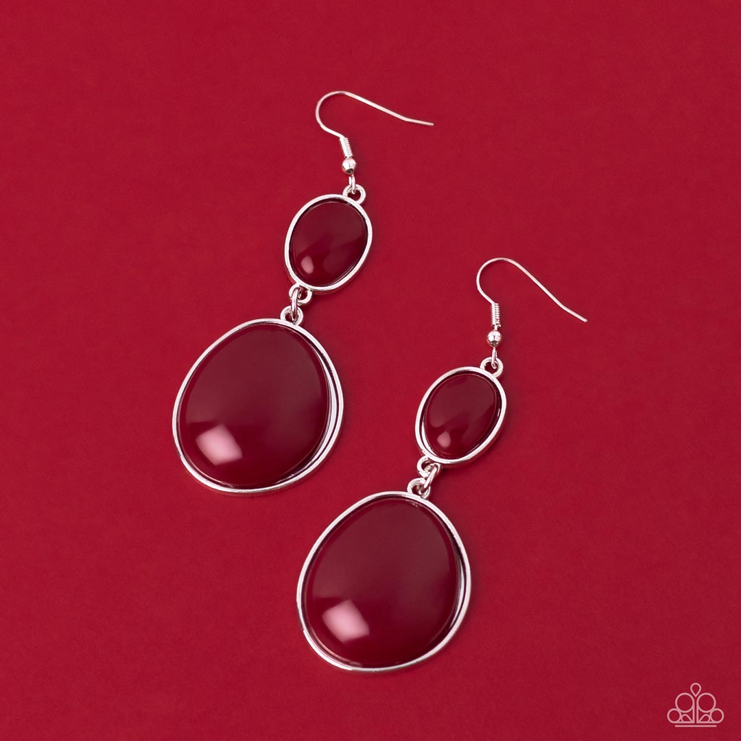 Soulful Samba - Red Earrings - Paparazzi Accessories