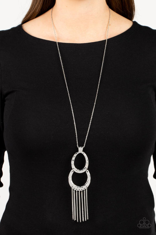 Reeling in Relics - Silver Necklace - Paparazzi Accessories