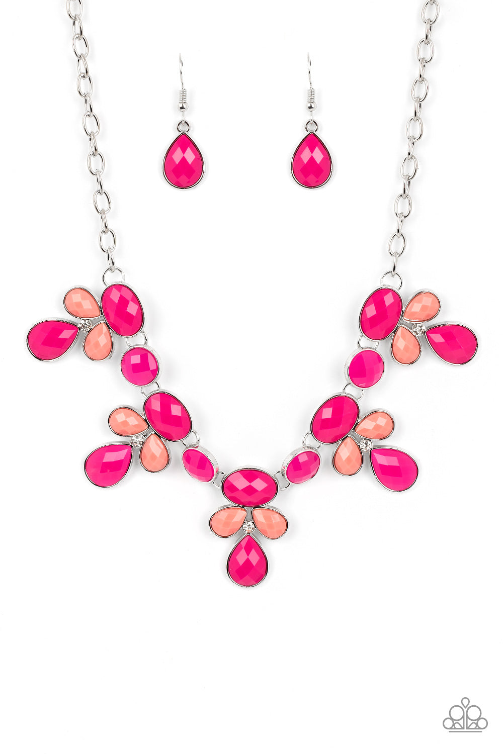 Midsummer Meadow - Pink Necklace- Paparazzi Accessories