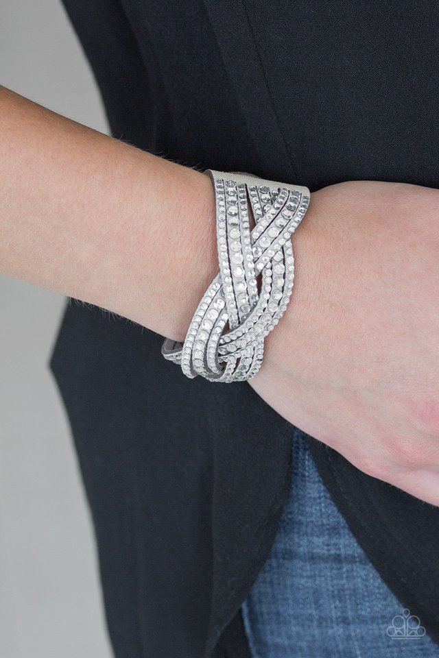 Bring on the Bling Silver Bracelet - Paparazzi Accessories