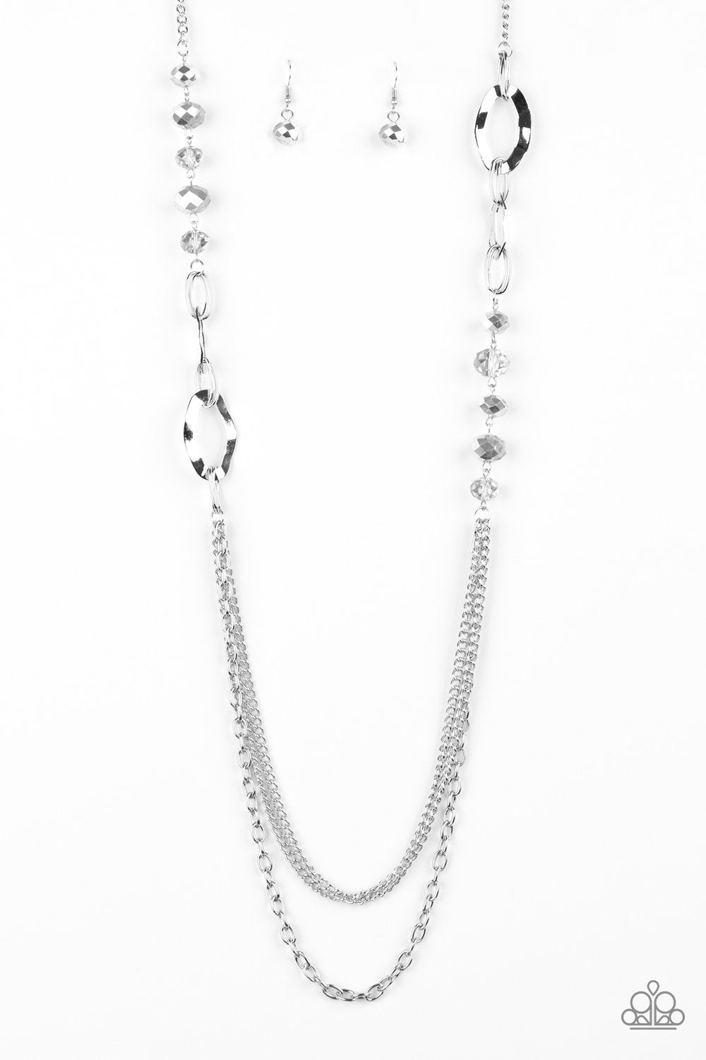 Modern Girl Glam - Silver Necklace - Paparazzi Accessories